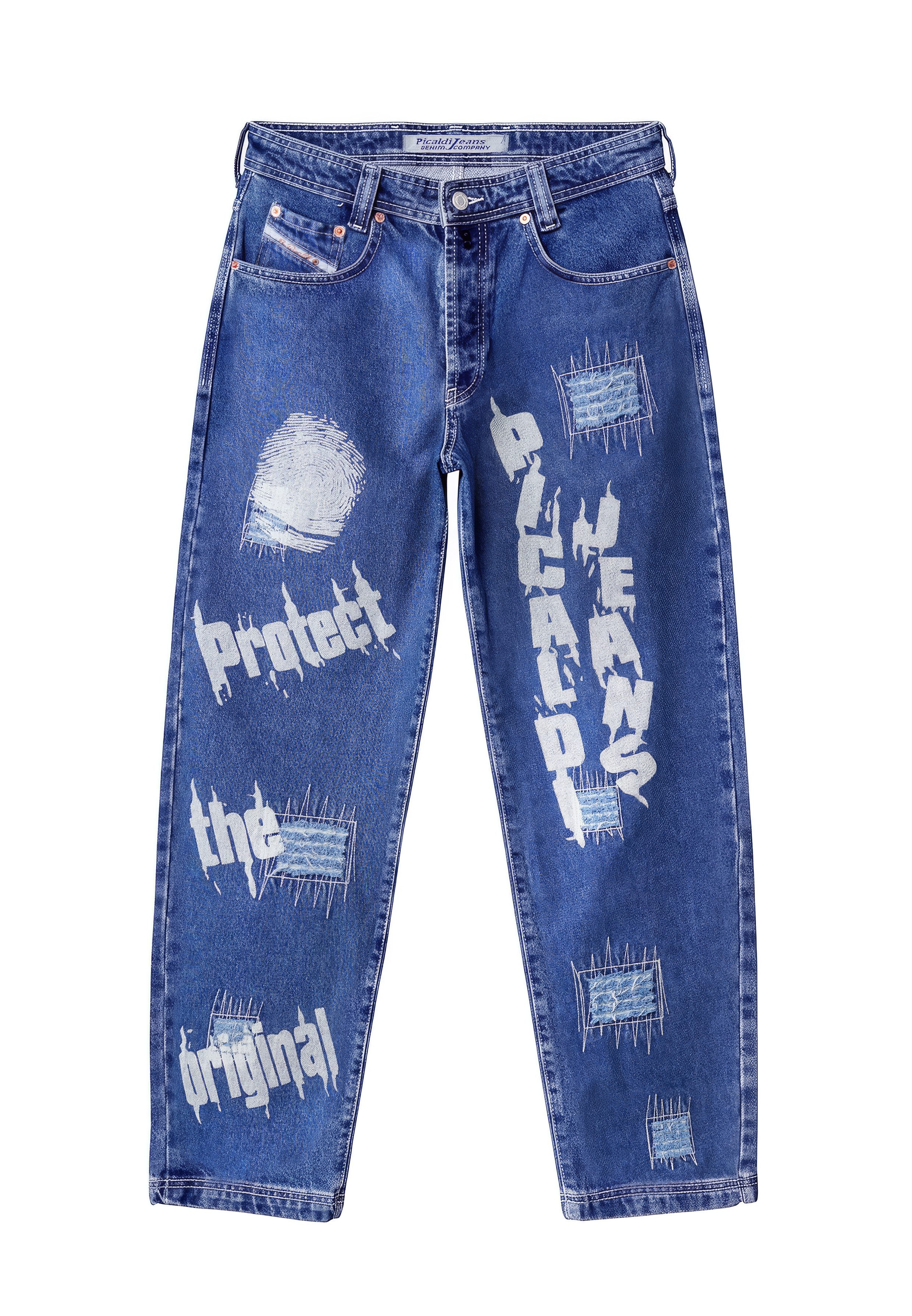 5-Pocket-Jeans Zicco 472 Pathica – Relaxed Tapered Fit Medium Blue