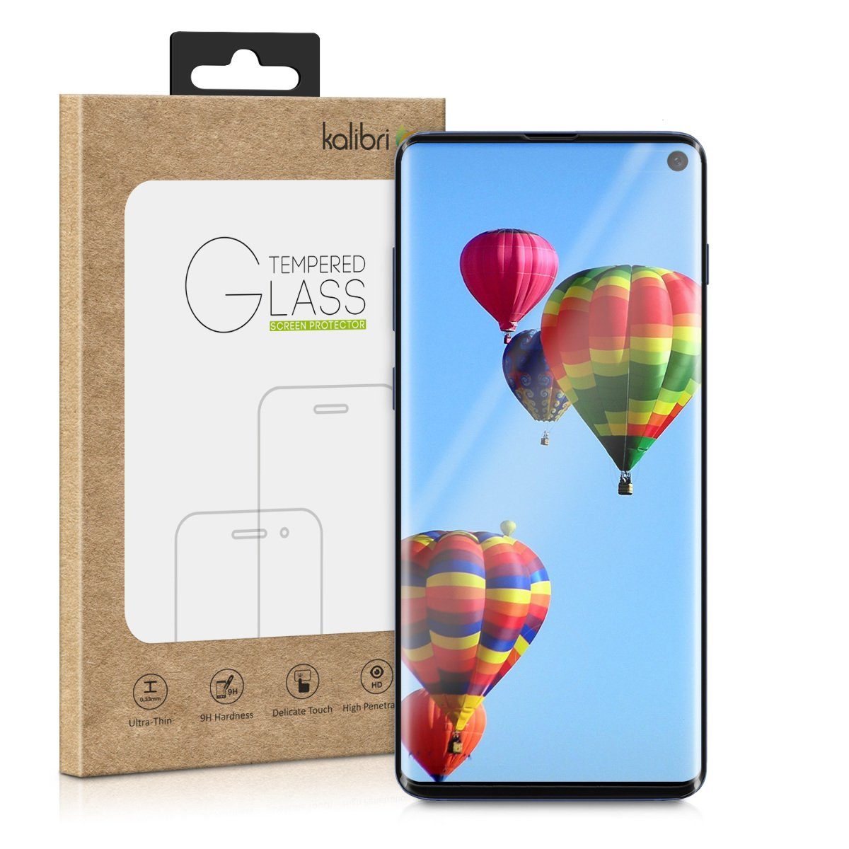 Schutzfolie, Folie für Samsung Galaxy S10 5G - 3D Glas Handy Schutzfolie -  Auch für gewölbtes Display