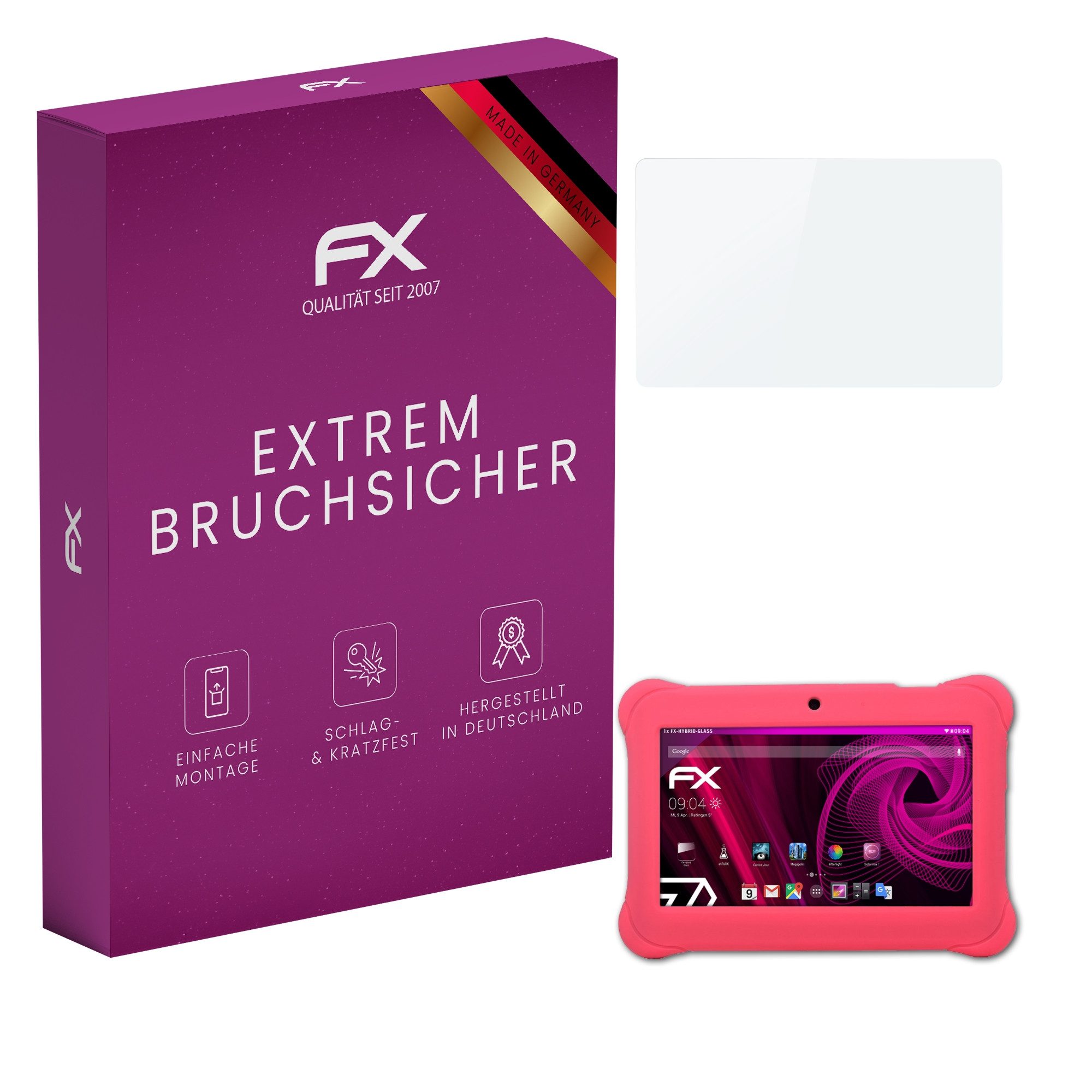 Schutzfolie Panzerglasfolie für Alldaymall Kids Tablet