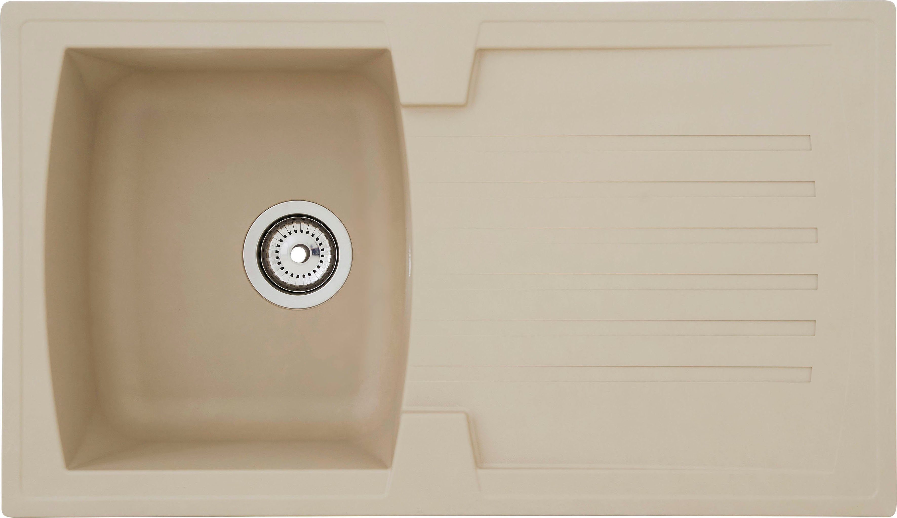 RESPEKTA Einbauspüle, 86/50 cm