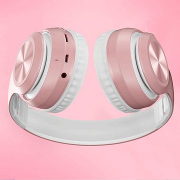 GelldG Bluetooth-Kopfhörer Over Ear, kabellose Kopfhörer mit Mikrofon Bluetooth-Kopfhörer