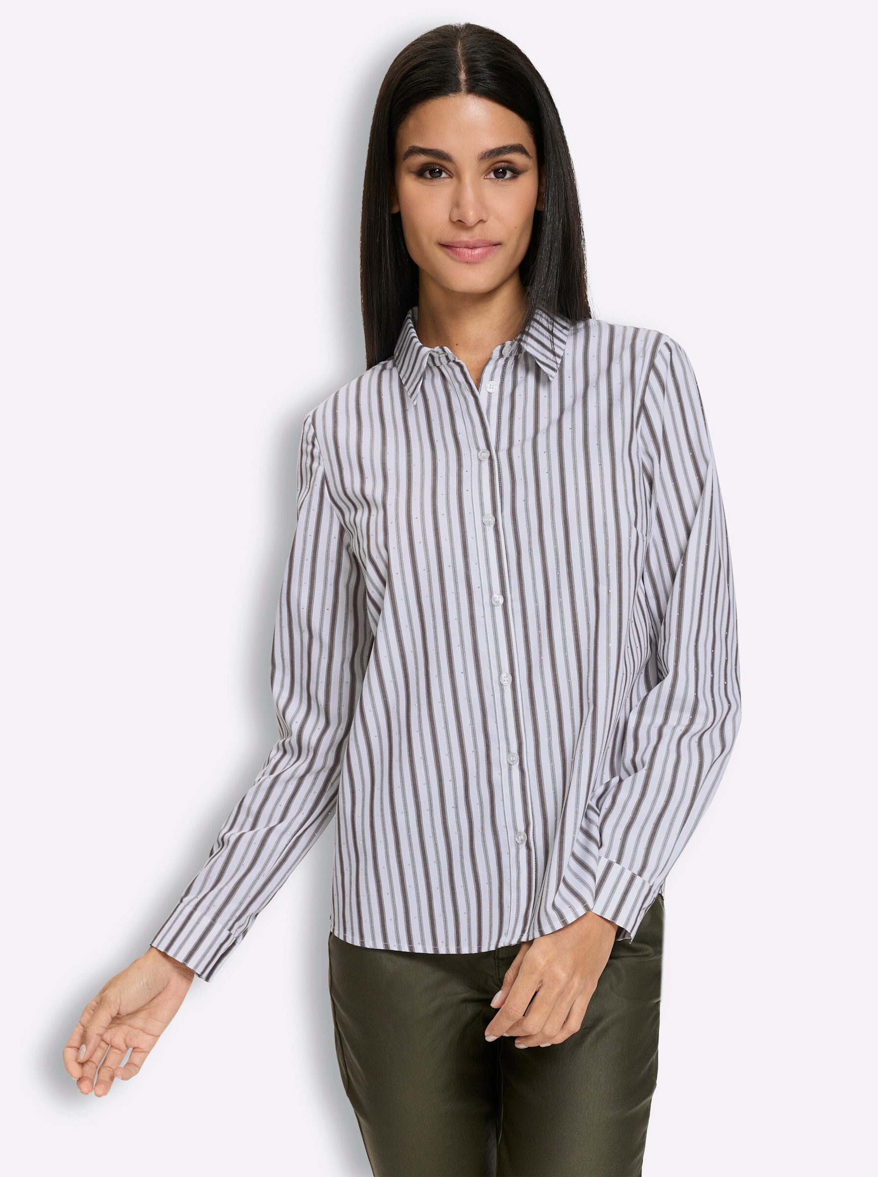 heine Klassische Bluse Hemdbluse Langarm