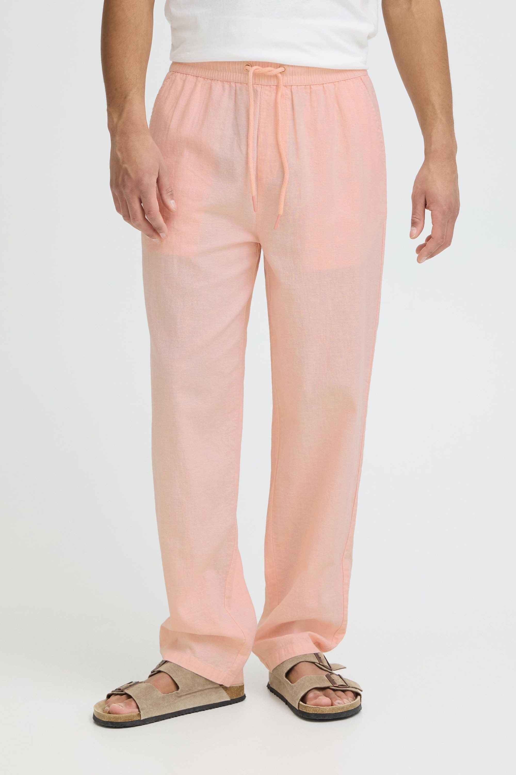 Blend Leinenhose BHAban Linen Mix Gemütliche Leinenmix-Hose mit elastischem Bund und Kordel