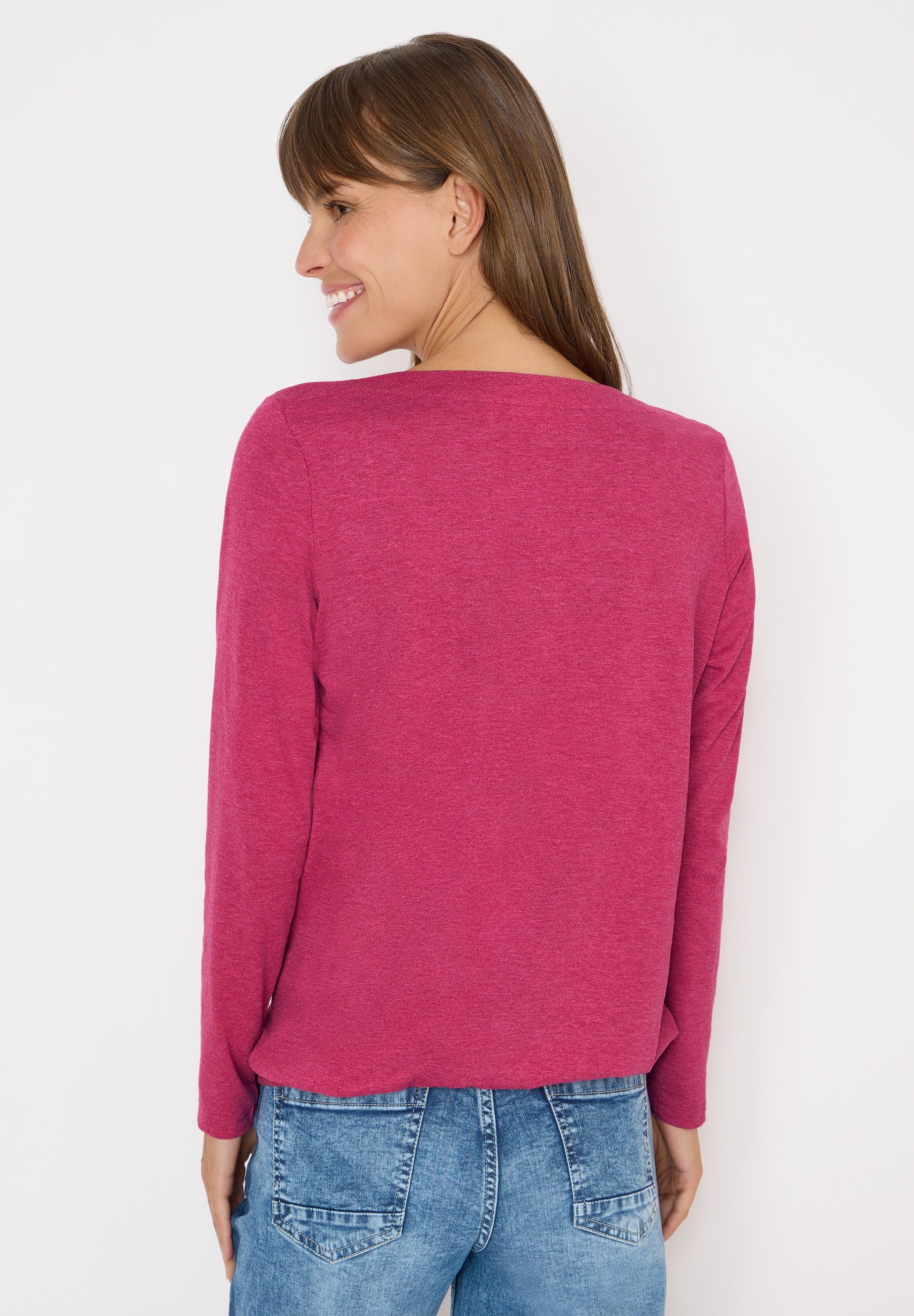 CECIL Langarmshirt im Melange Look günstig online kaufen