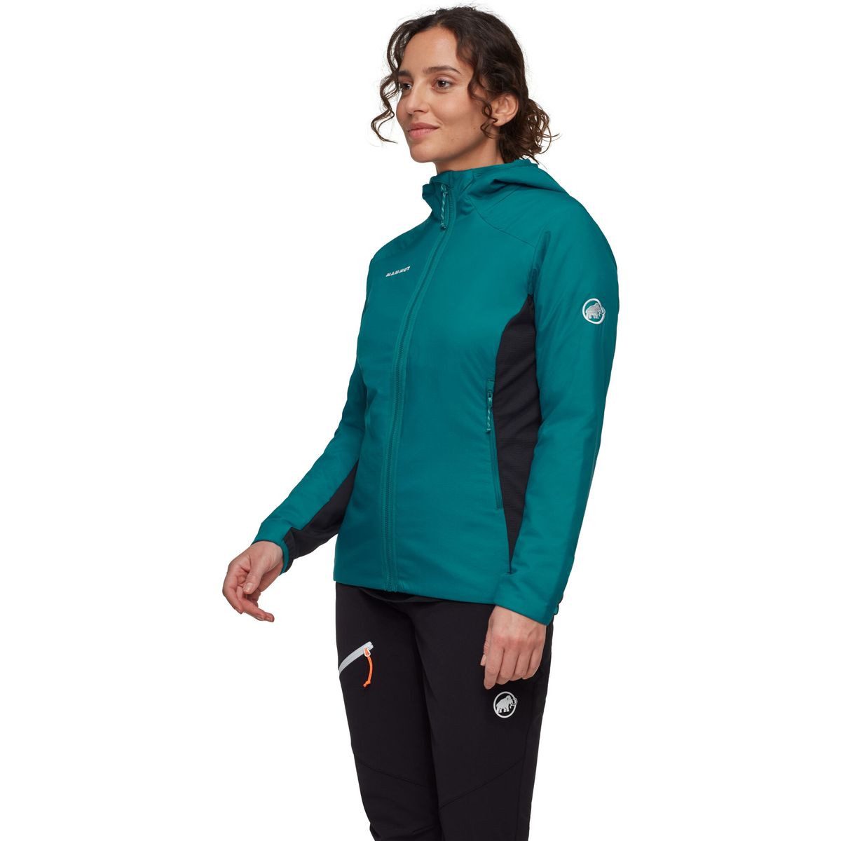 Mammut Skijacke Rime Air IN Hybrid Hooded Jacket Women Vielseitige, wind- und wasserabweisende Hybridjacke mit optimaler