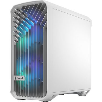 Fractal Design PC-Gehäuse Compact RGB White TG Clear