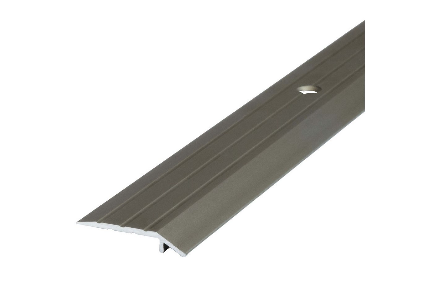 Dalsys Übergangsprofil Höhenausgleich aus Aluminium (90 cm x 30 mm, Champagner, 1-St), 3,5 mm Höhenausgleich, zum Schrauben, inkl. Befestigungsmaterial