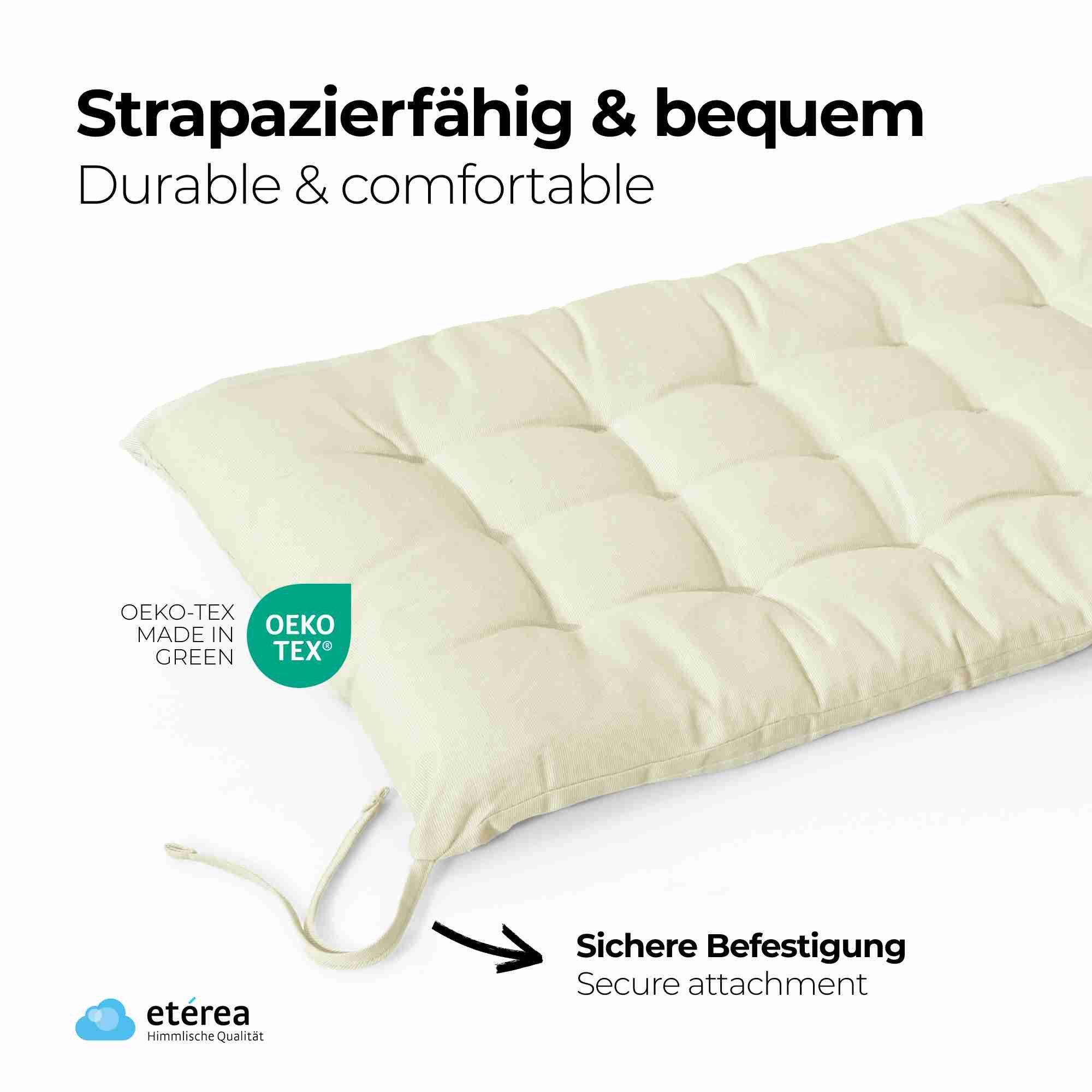 etérea Himmlische Qualität Sitzkissen etérea Bankauflage Basic - Sitzkissen Stuhlkissen