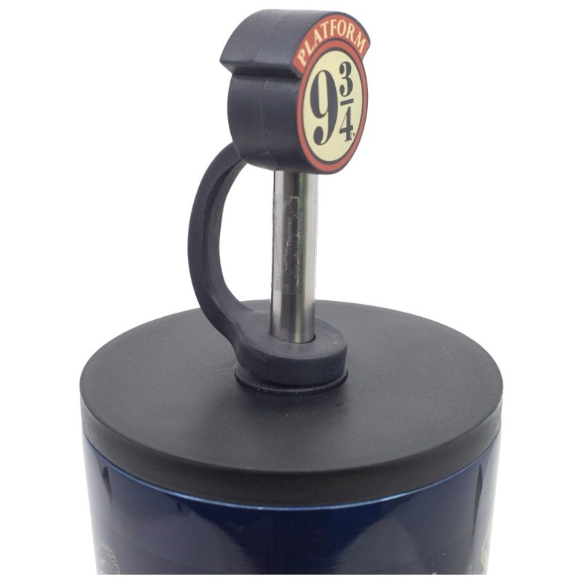 Harry Potter Thermobecher Edelstahl 770 ml mit Trinkhalm und Deckel, Edelstahl