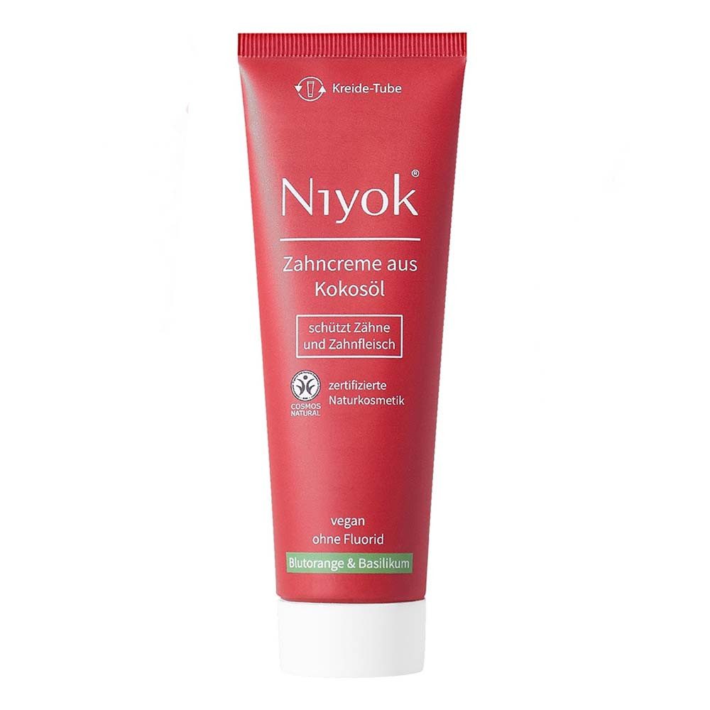 Niyok Zahnpasta Zahncreme - Blutorange & Basilikum 75ml