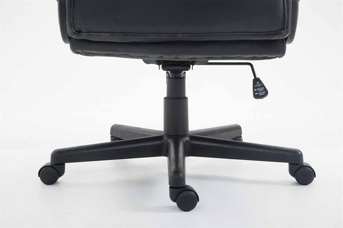 XL schwarz CLP dreh- & Kunstleder, Schreibtischstuhl höhenverstellbar Sparta