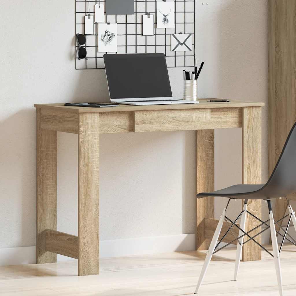 vidaXL Schreibtisch Schreibtisch Sonoma-Eiche 100x45x75 cm günstig online kaufen