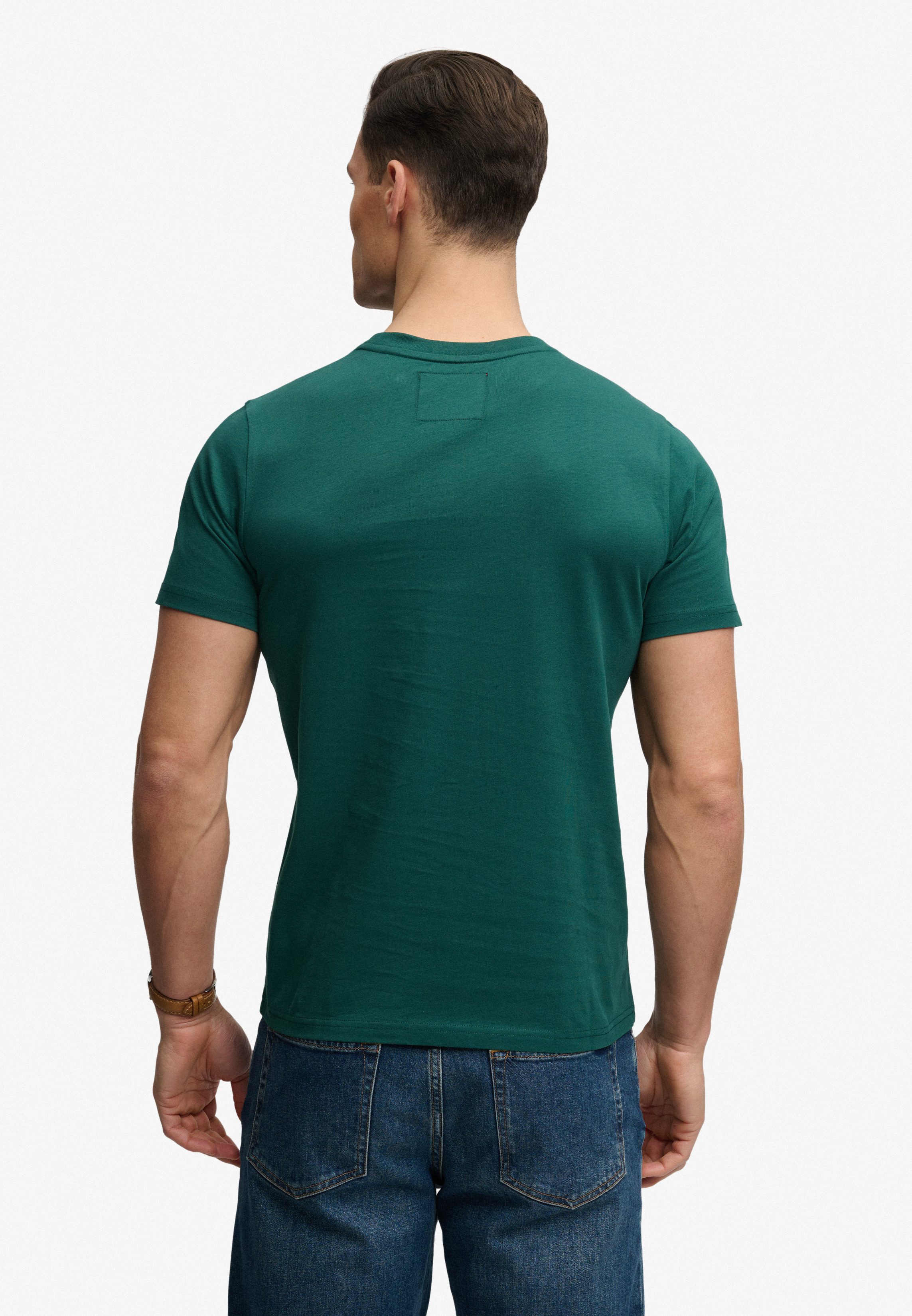 Superdry Rundhalsshirt VL CLASSIC TEE mit klassischem Vintage-Logo Print