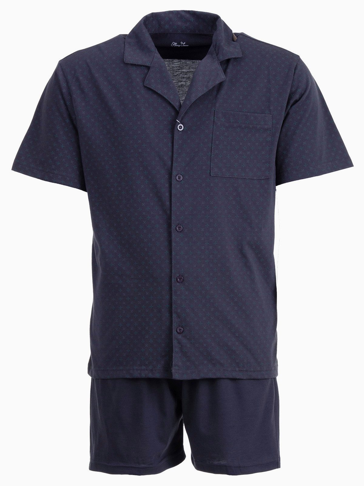 Henry Terre Schlafanzug Pyjama Set Shorty günstig online kaufen