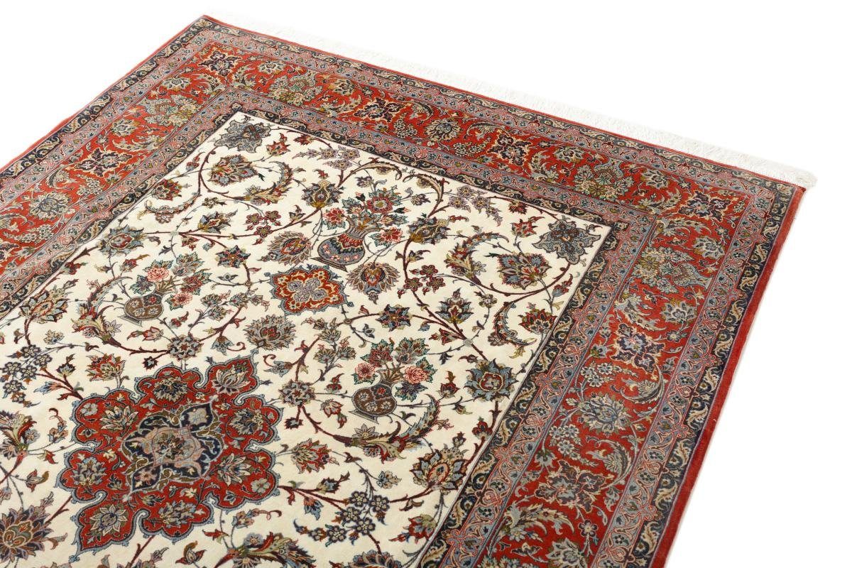 Seidenkette mm Handgeknüpfter Isfahan rechteckig, Trading, 158x238 Orientteppich 6 Nain Höhe: Orientteppich,
