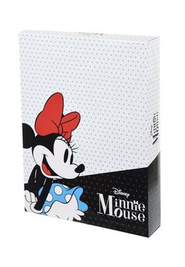 Disney Minnie Mouse Kinderbademantel Kinder Mädchen Bademantel Morgenmantel mit Reißverschluss