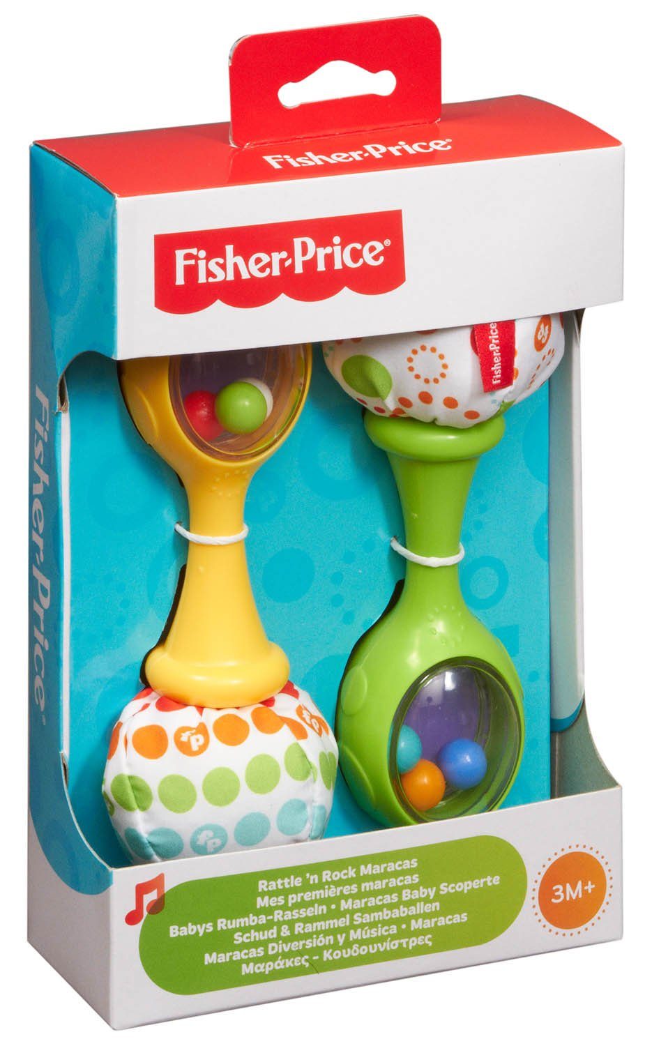 Fisher-Price® Mattel GmbH BLT33 Rumba-Rasseln Babys - Mattel Stabrassel Fisher-Price