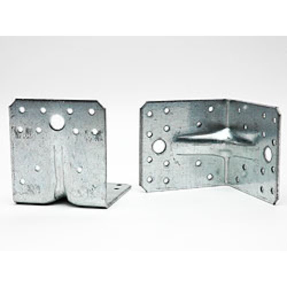 Möbelbeschlag Schwerlastwinkel 100 x 100 x 90mm, mit Sicke, verzinkt,1mm dick