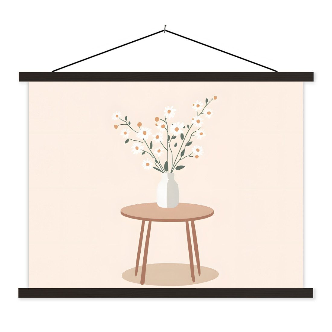 MuchoWow Poster Vase - Blumen - günstig online kaufen