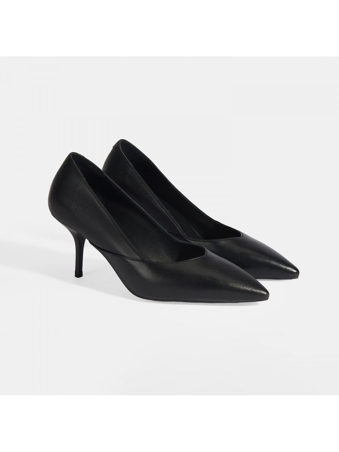 Desa Damen-Slipper – Obermaterial Leder, Lederfutter, Stilettoabsatz, ohne günstig online kaufen