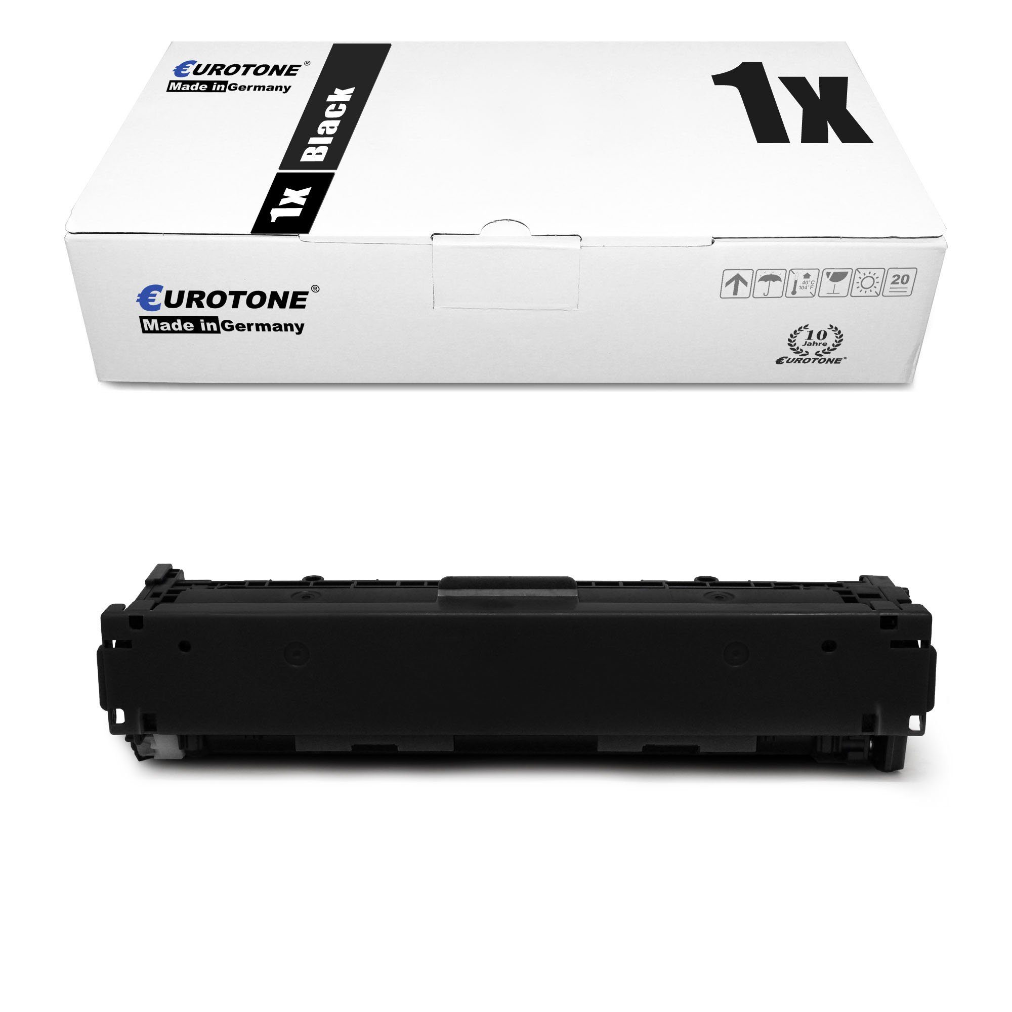 Eurotone Tonerkartusche Toner ersetzt HP CF530A 205A fr M 180 181 Black