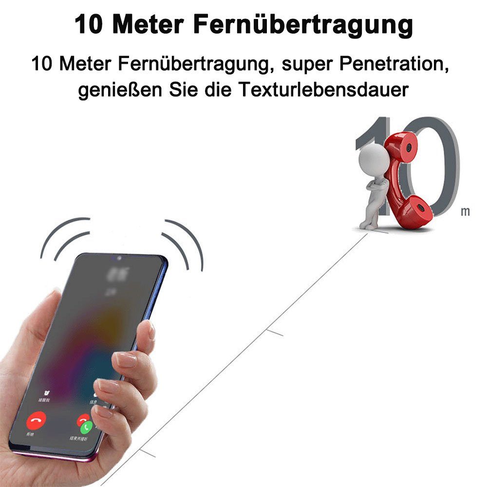 Jormftte Ohrenschützer, faltbar, Fleece, wireless Outdoor In-Ear-Kopfhörer