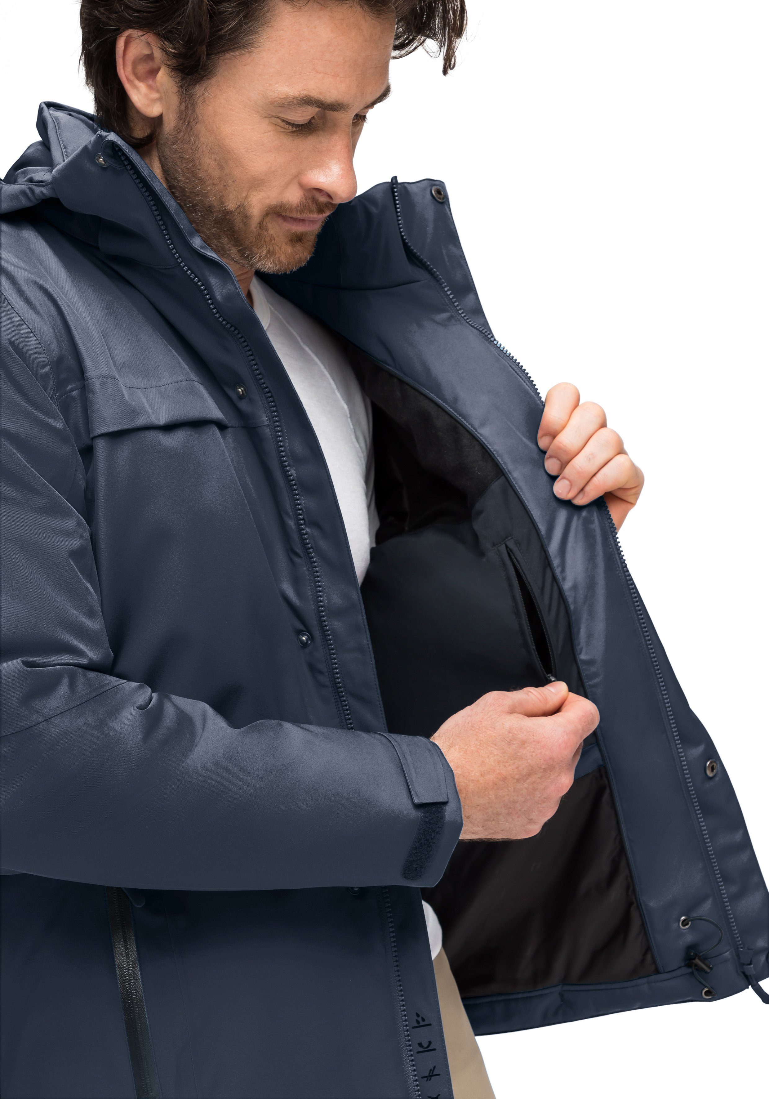 und Maier Sports Peyor Funktionsjacke wasserdicht atmungsaktiv dunkelgrau M Wintertauglich,