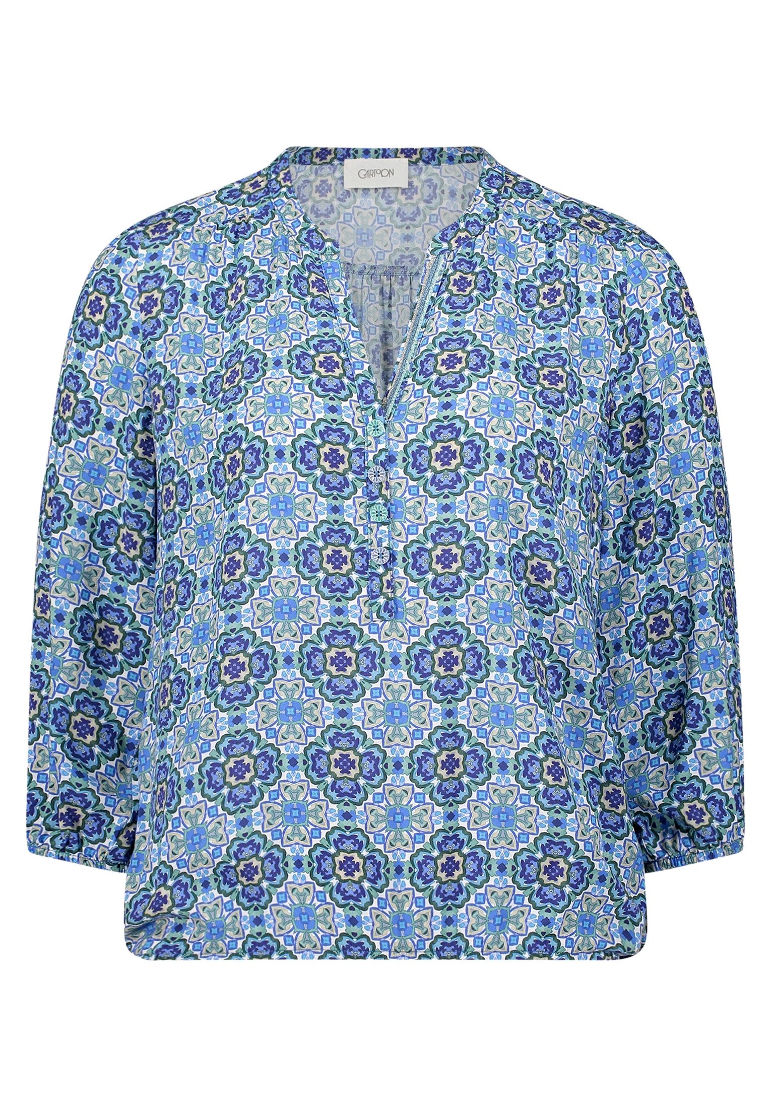 Cartoon Schlupfbluse Damen mit Muster