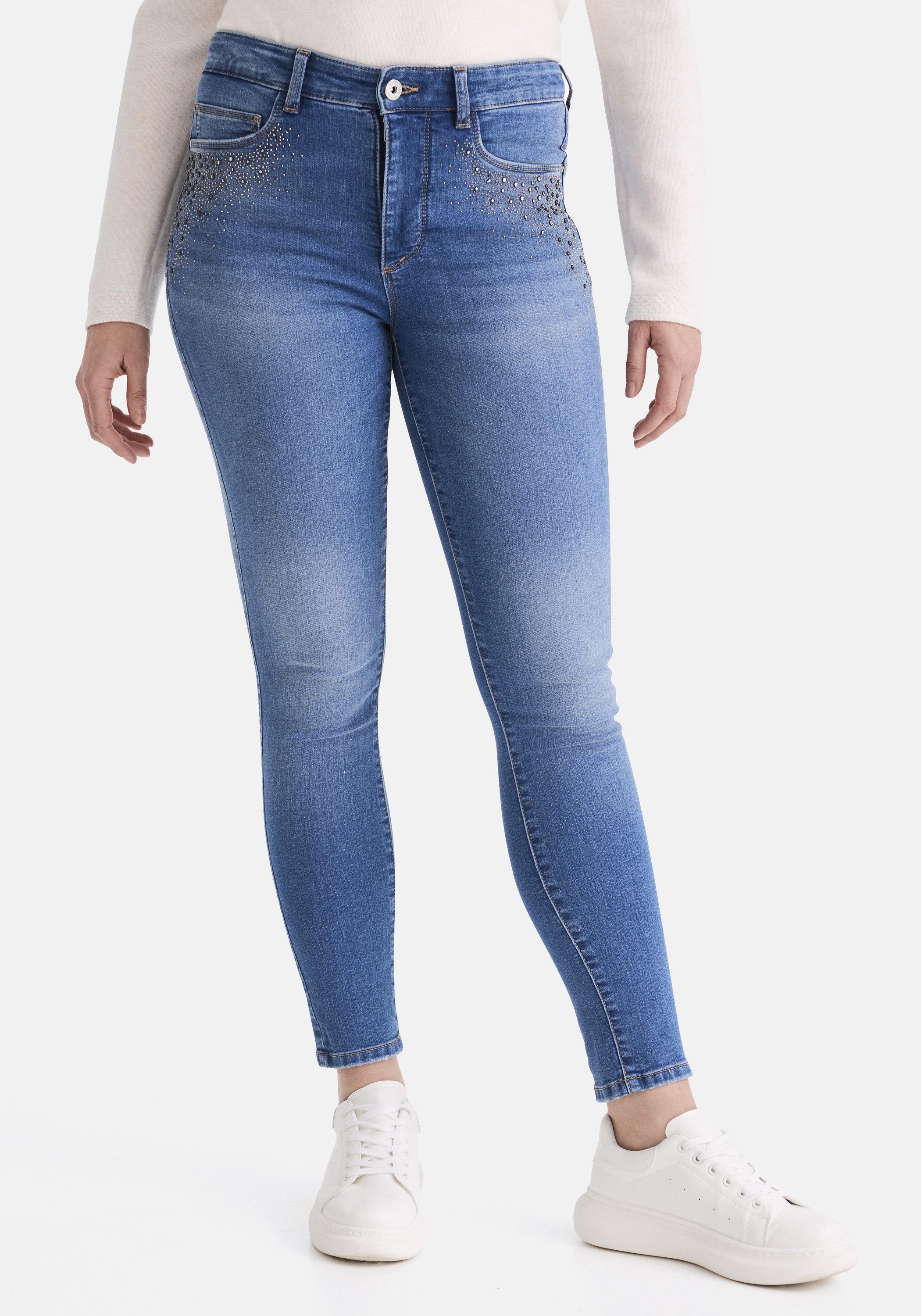 STOOKER WOMEN 5-Pocket-Jeans Rio Colour Skinny günstig online kaufen