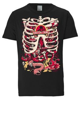LOGOSHIRT T-Shirt Rick & Morty - Anatomy Park mit coolem Print