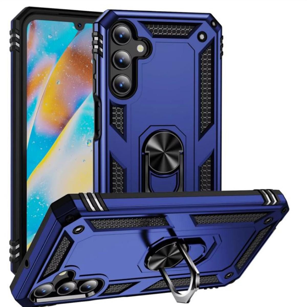 Numerva Handyhülle Schutz Hülle Outdoor Case für Samsung Galaxy A15, Panzer Hülle Bumper Case Cover
