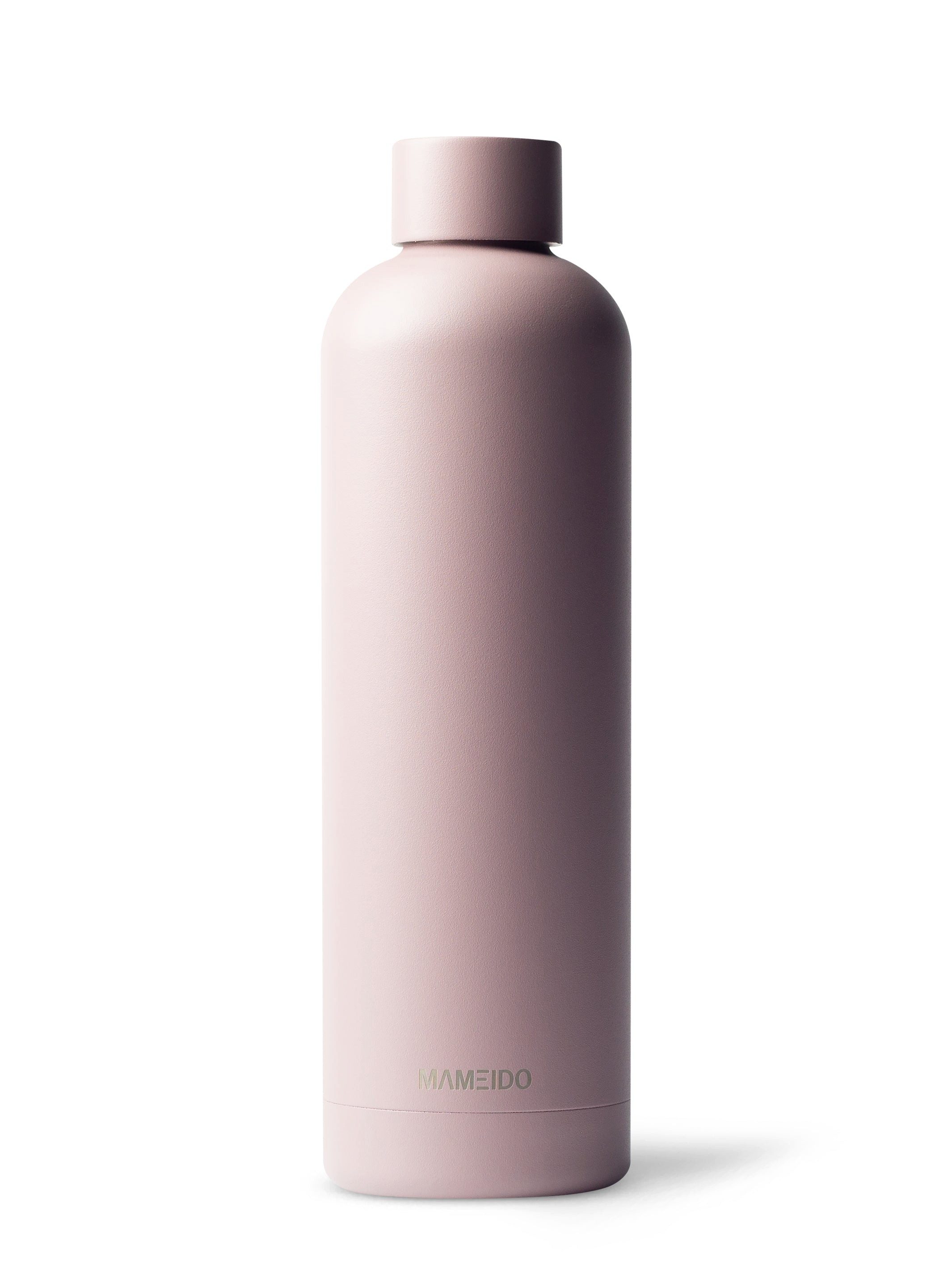 MAMEIDO Thermoflasche, auslaufsicher mit Deckel in 500 ml, 750 ml & 1000 ml