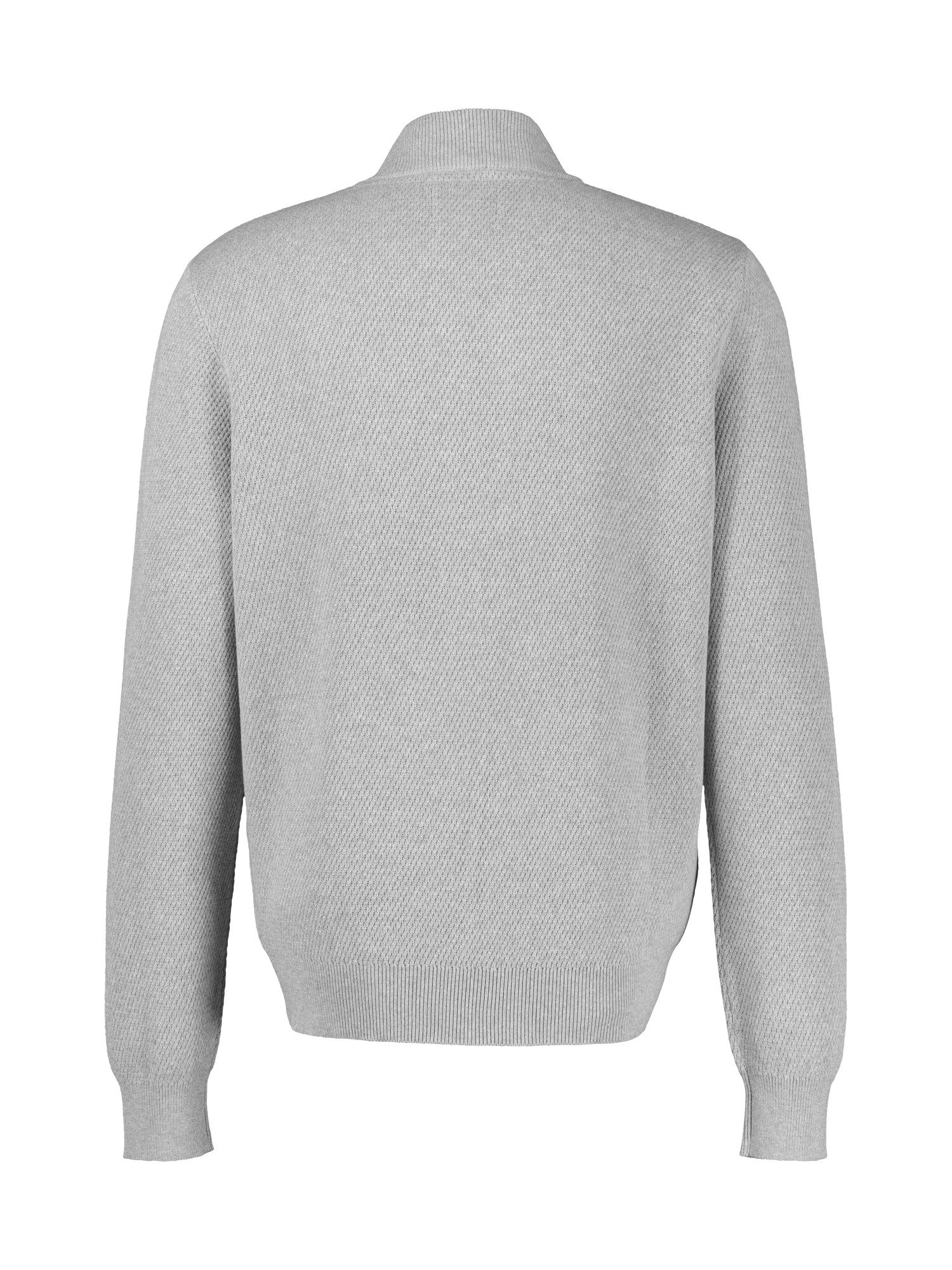 LERROS Strickjacke Strickjacke aus Baumwollstrick mit dezent flachem Kragen