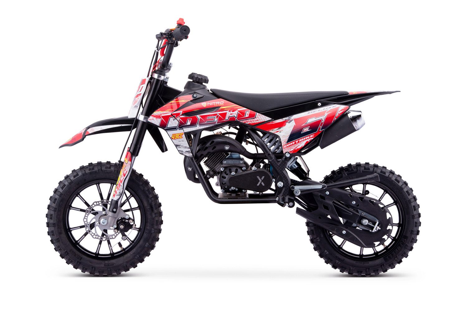 Smarty Dirt-Bike 49cc mini Kinder Dirtbike Coelo Pullstart Deluxe 10"