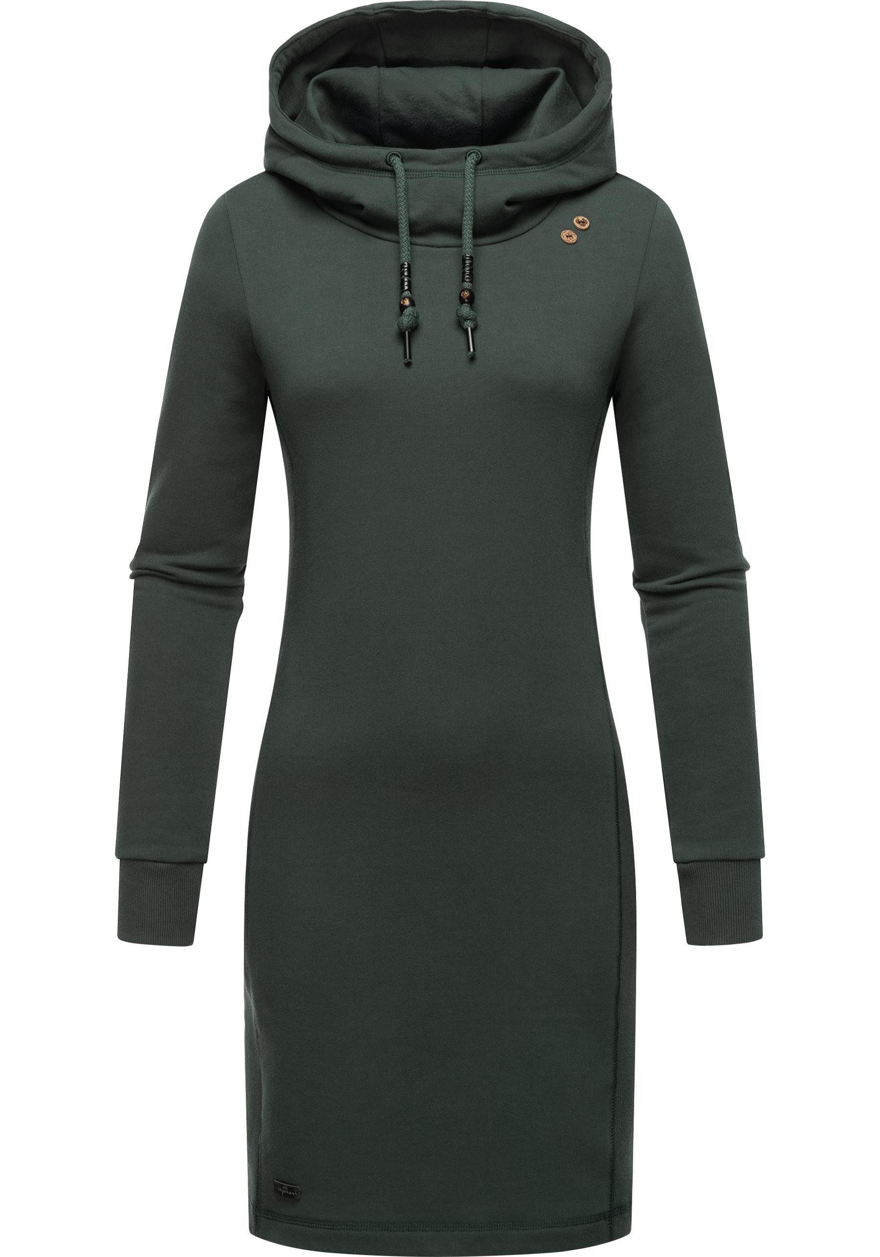 Ragwear Sweatkleid Sabreen Langärmliges Baumwoll Kleid günstig online kaufen