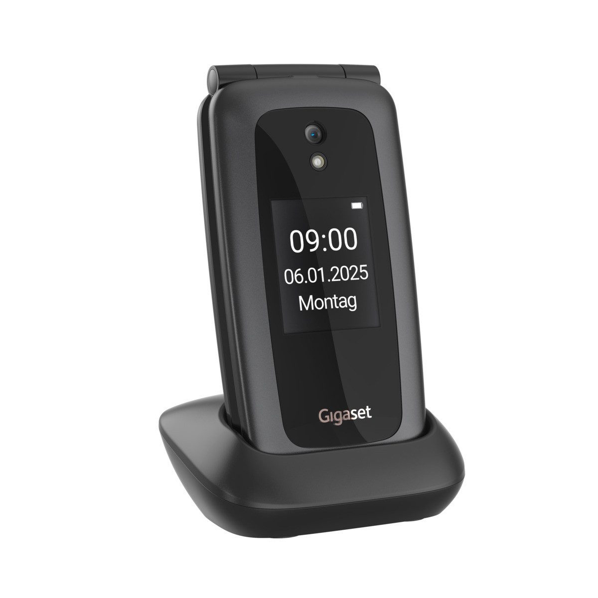 Gigaset Gigaset GL795 Klapphandy (7,11 cm/2,8 Zoll, 0,125 GB Speicherplatz, 2 MP Kamera, SOS-Notruftaste)