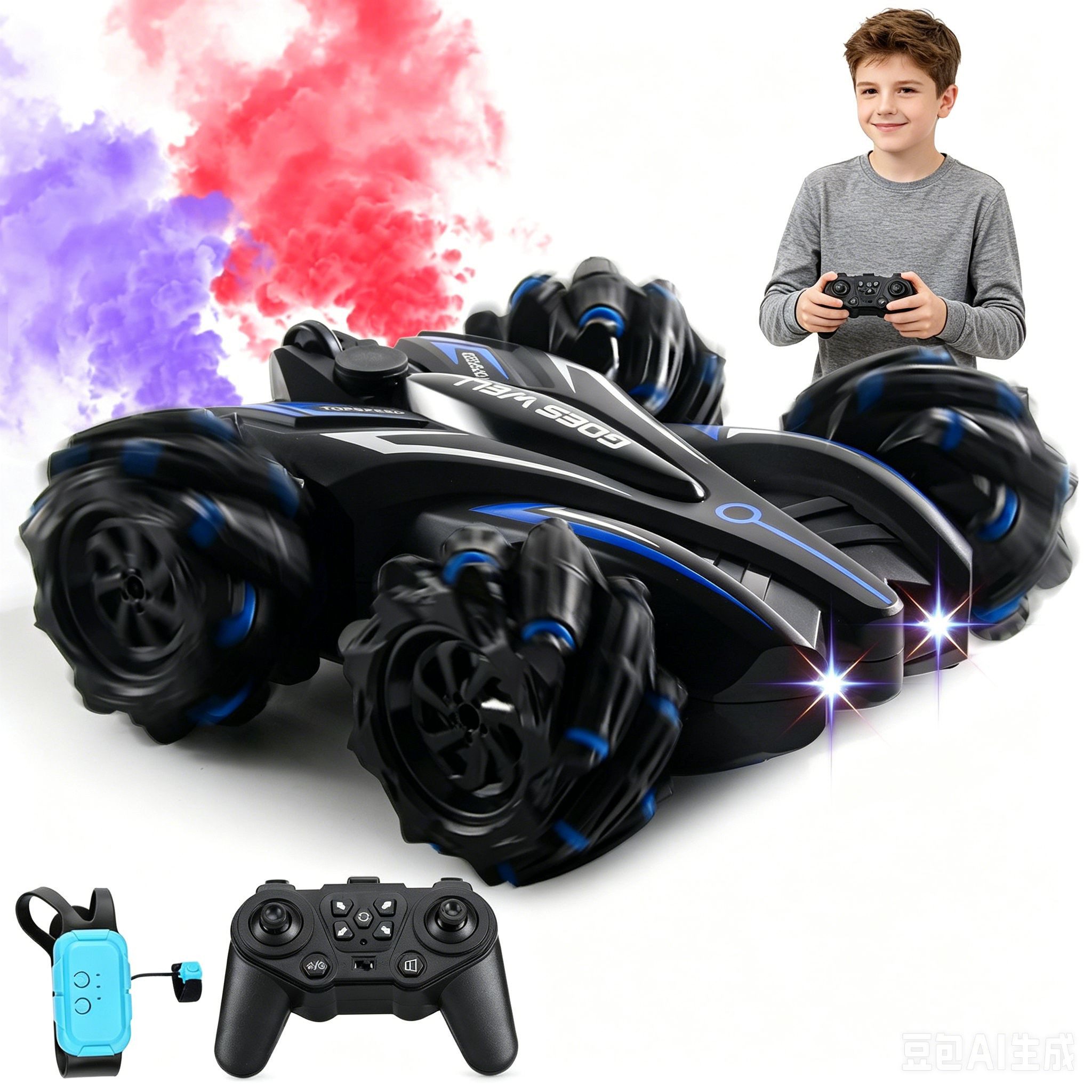 RC-Auto Ferngesteuertes Auto mit LED Lights Geschenke für Kinder