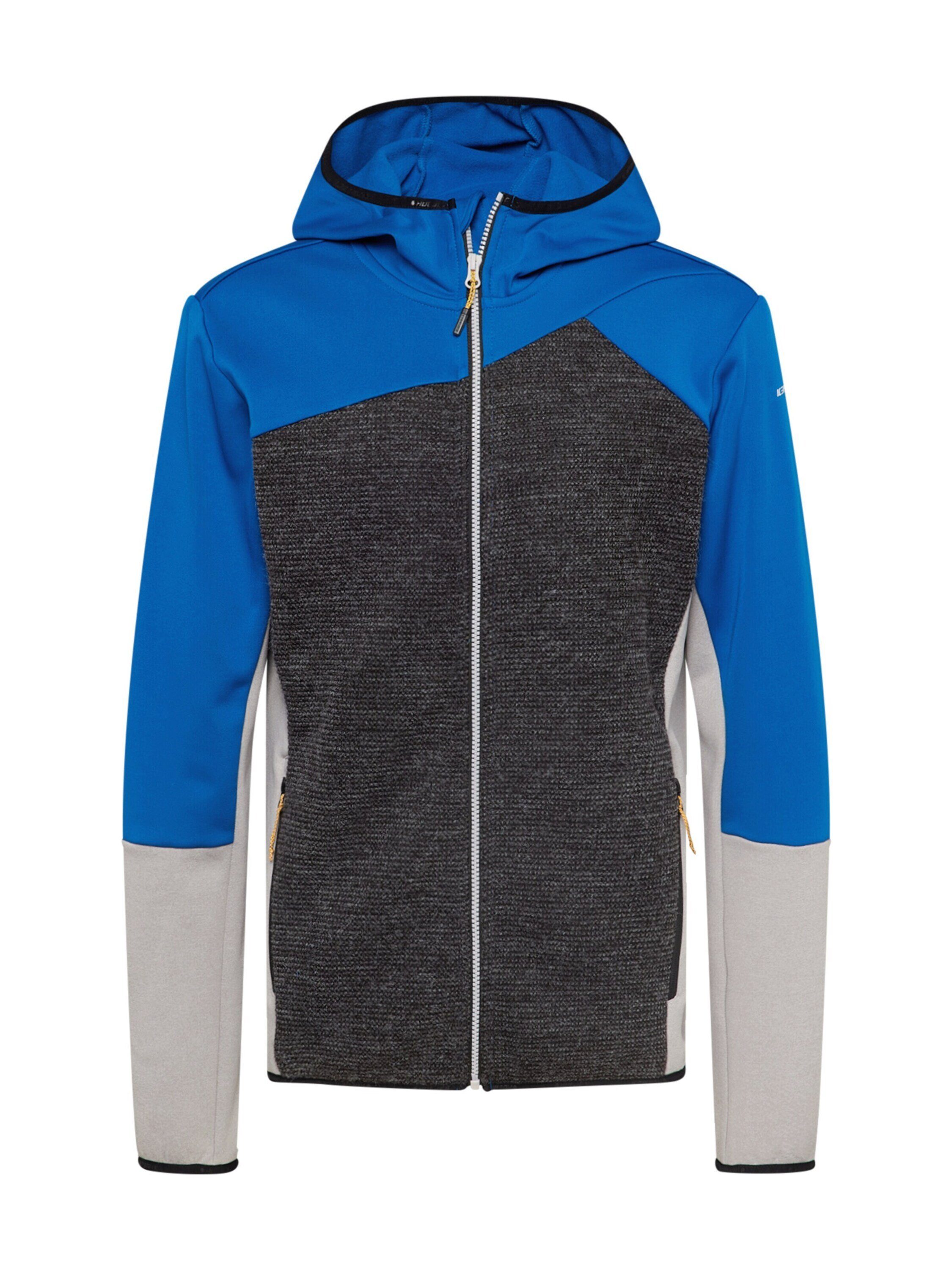 Icepeak Strickjacke BECLEY (1-tlg) Plain/ohne Details MARINENBLAU