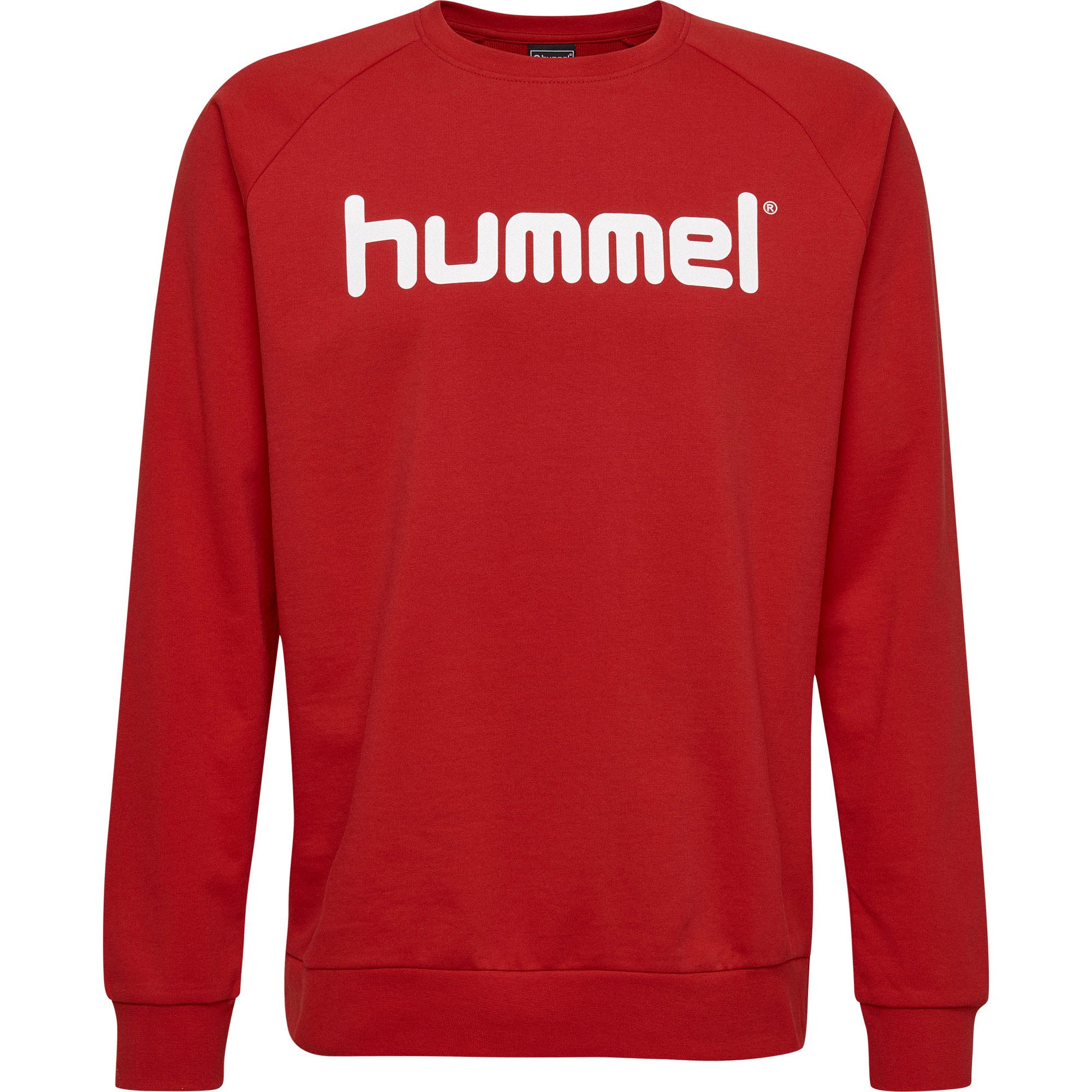 Fleecepullover Hummel Kinder Pullover Go Kids Cotton Logo Sweatshirt 203516