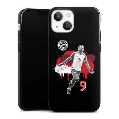 DeinDesign Handyhülle FC Bayern München Harry Kane Offizielles Lizenzprodukt Harry Kane 9, Apple iPhone 13 Mini Silikon Hülle Bumper Case Handy Schutzhülle