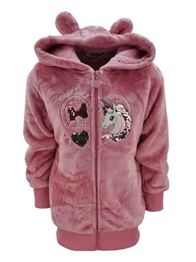 Girls Fashion Kapuzennickijacke Nicki Jacke Sweatjacke, M508