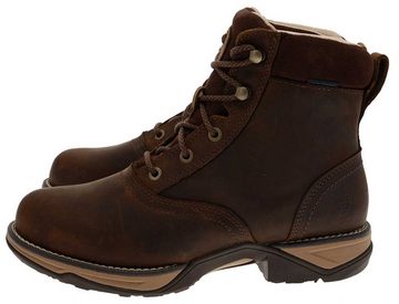 Ariat ANTHEM DISTRESS ROUND TOE LACER H20 Braun Stiefelette Wasserdichter Damen Westernschnürstiefel