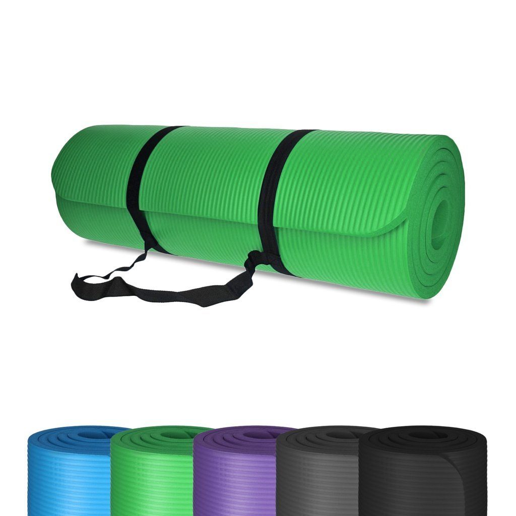 Yogamatte Yogamatte, Fitnessmatte, Gymnastikmatte 185 x 61 x 1,5 cm, NBR-Schaums