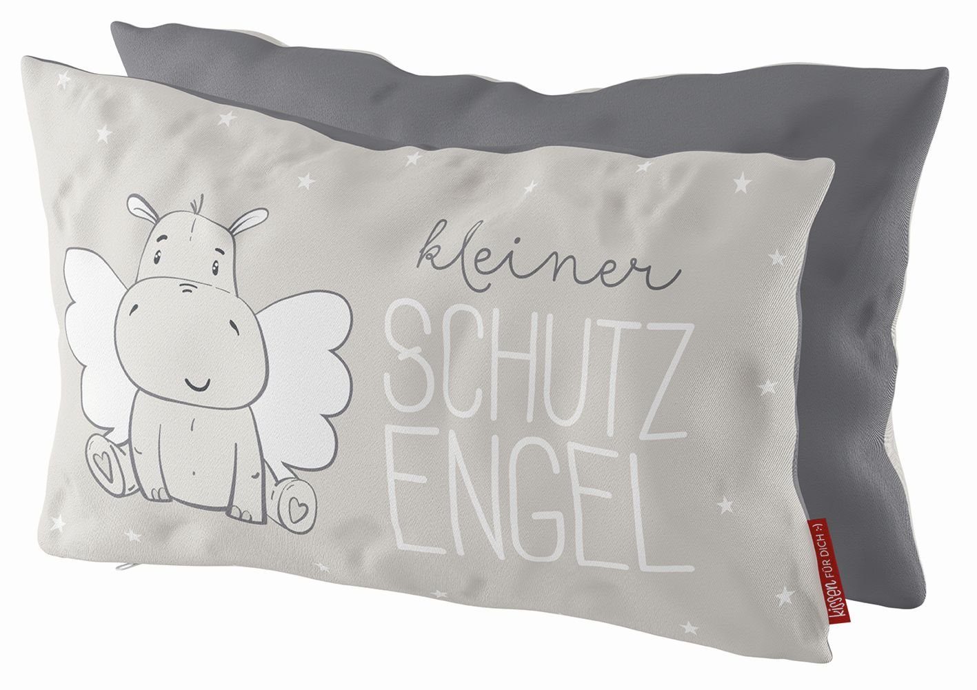 La Vida Allzweckmesser Deko Kissen Kleiner Schutzengel 40 x 23 cm