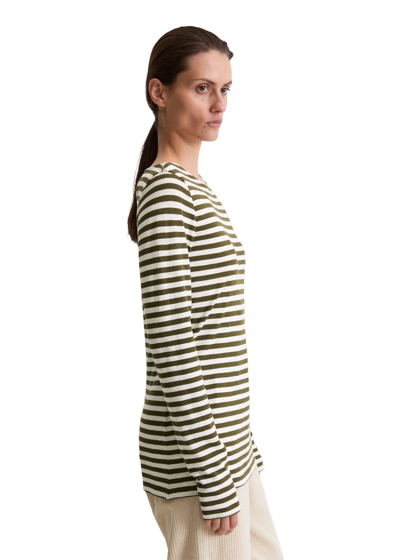 Marc O'Polo Langarmshirt aus Slubjersey günstig online kaufen