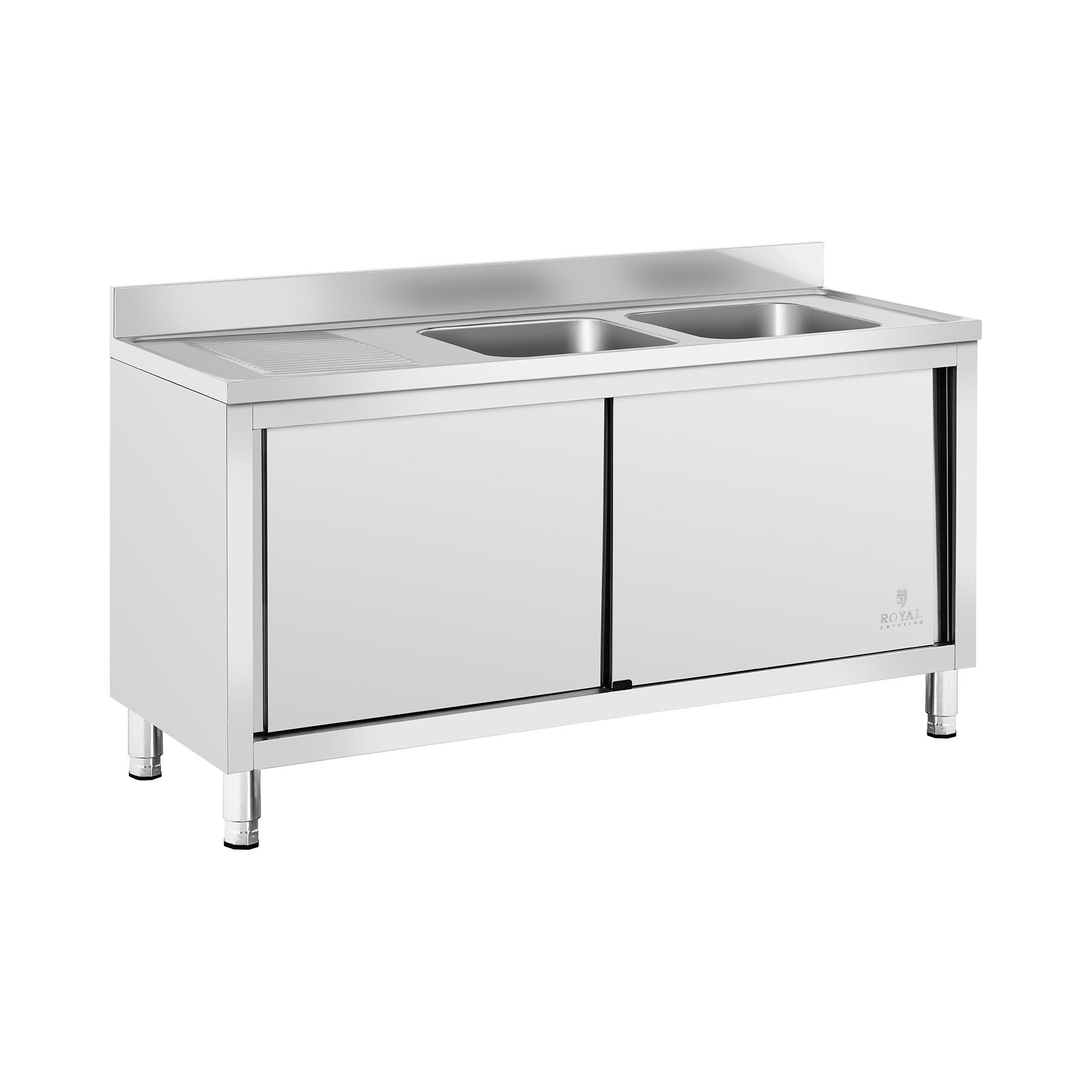 Royal Catering Spülenschrank 160 x 60 günstig online kaufen