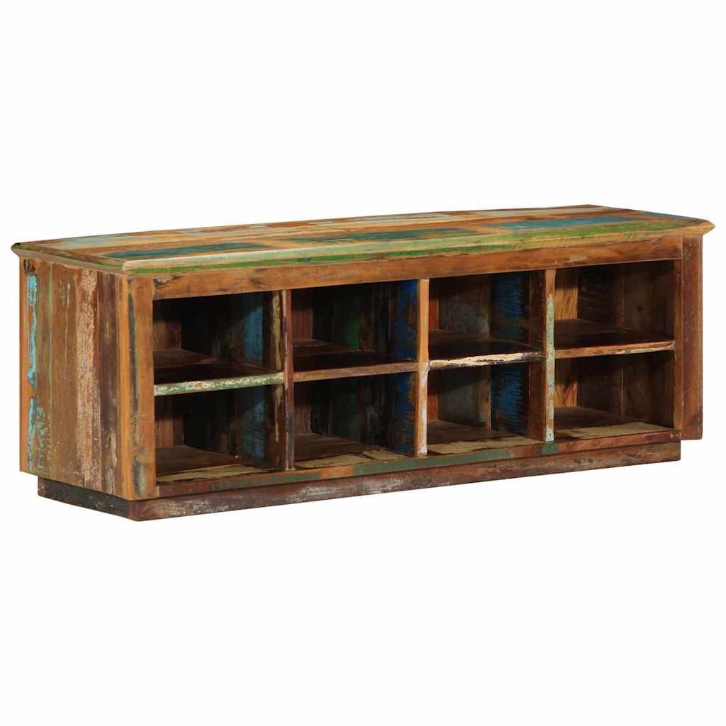 vidaXL Schuhschrank Schuhschrank Braun 110 x 35 x 40 cm Massives upgecyceltes Holz