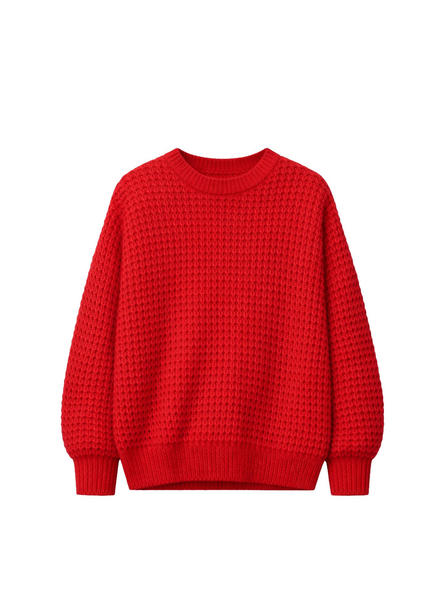 GOBI Cashmere Rundhalspullover Kaschmir-Rundhals-Pullover mit breiten Schultern