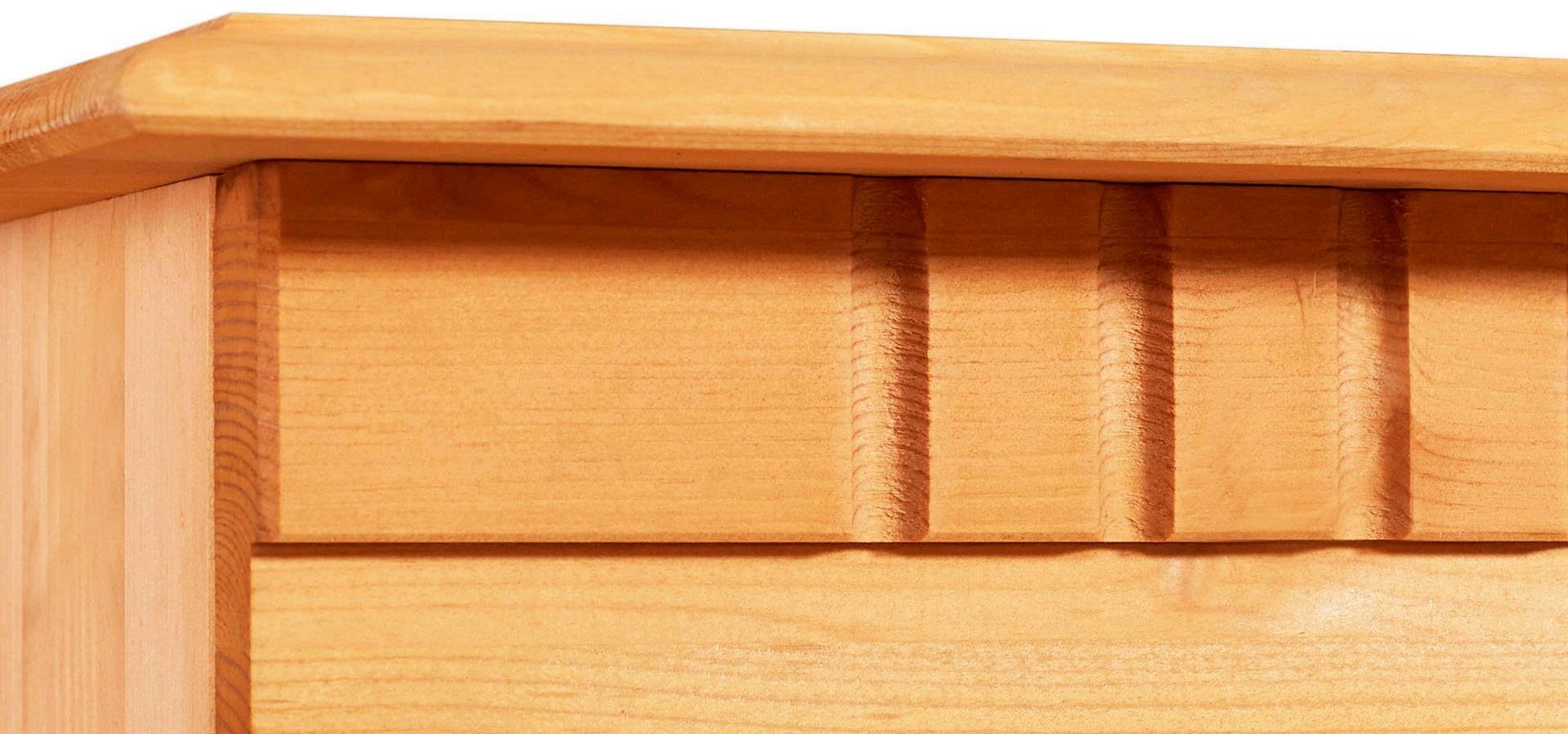 OTTO home Lowboard Lisa, Kommode aus schönem massivem Kiefernholz, Breite 175 cm