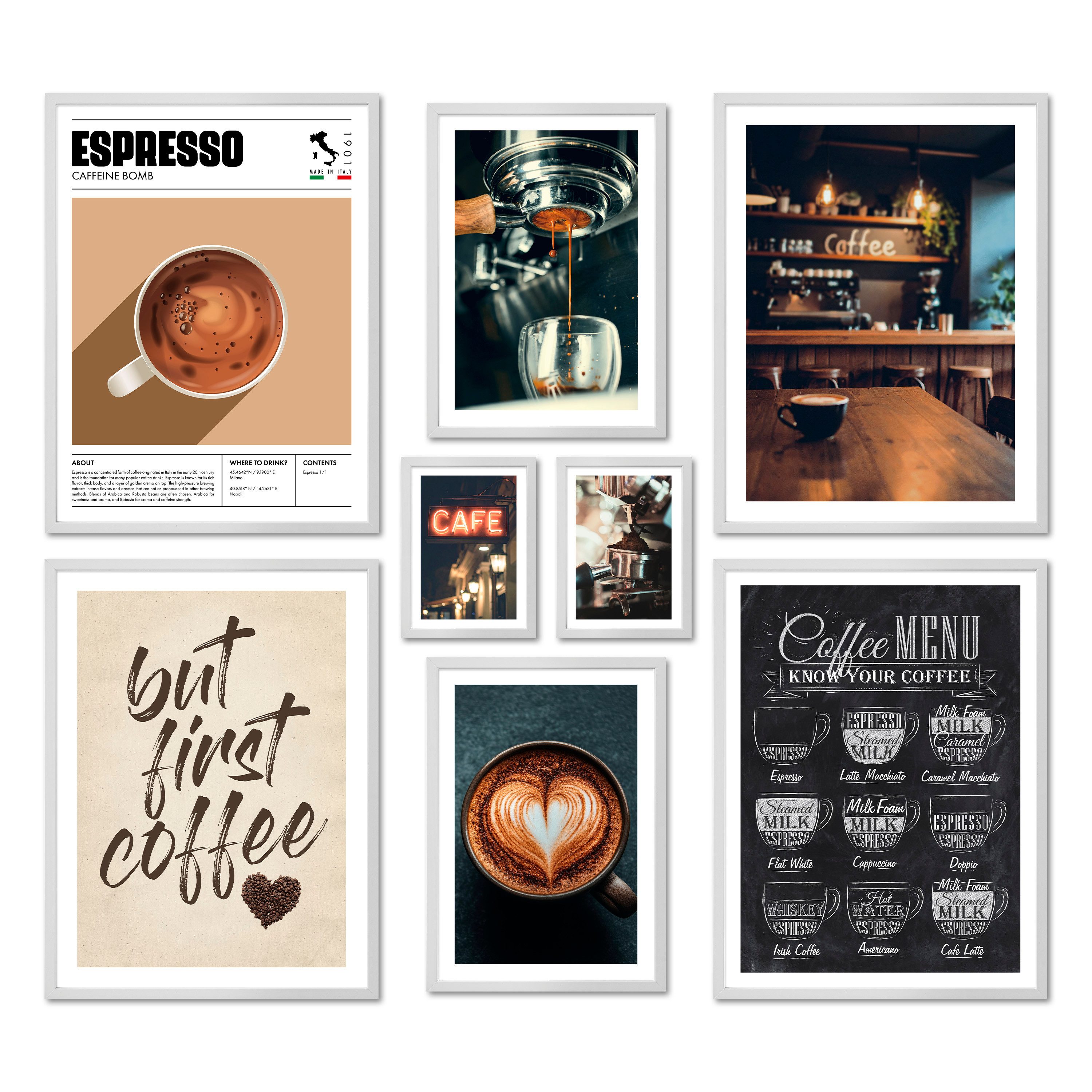 ARTFAVES Bilder-Collage Poster Set - COFFEE günstig online kaufen